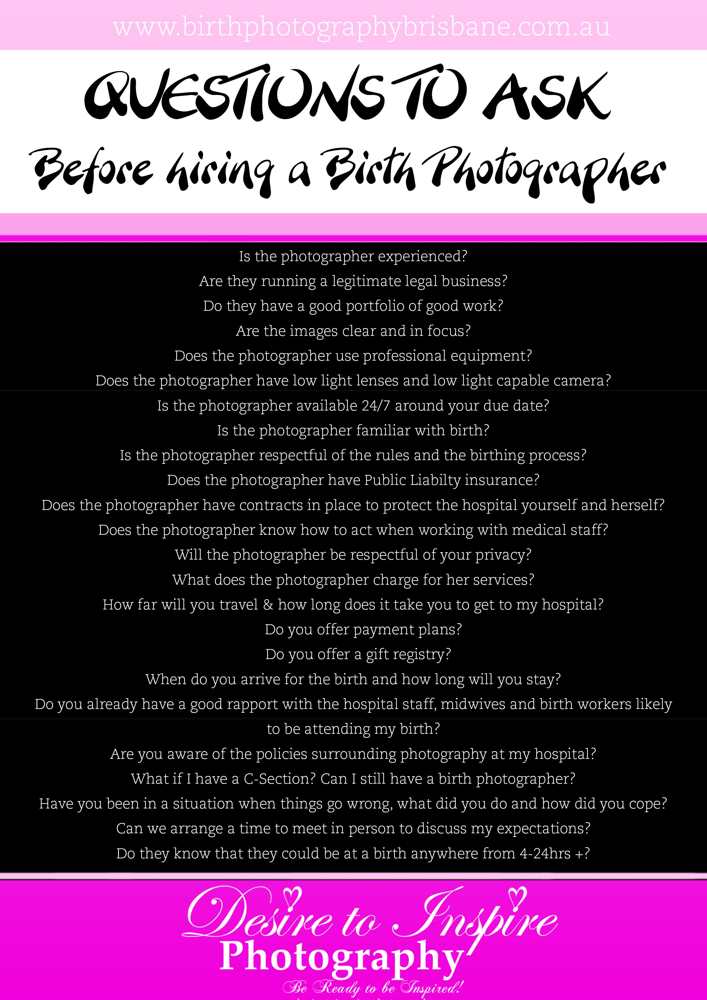 , You are keen to book a Birth Photographer? Don&#8217;t know what questions to ask?, Brisbane Birth Photography