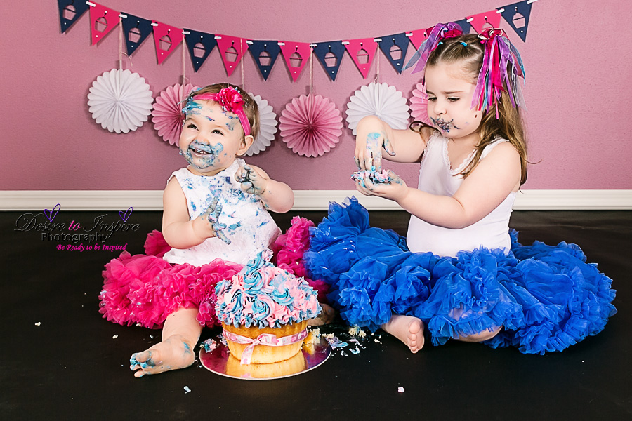, Brisbane Cake Smash Photography &#8211; Amelya&#8217;s 1st Birthday Cake Smash, Brisbane Birth Photography