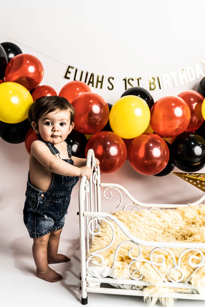 , Elijah&#8217;s in studio Cake Smash, Brisbane Birth Photography
