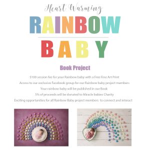 rainbow baby book project
